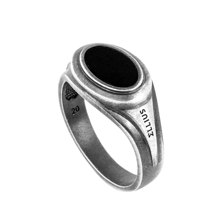 Ellius Jewelry Black Oval Ring Gem Shop