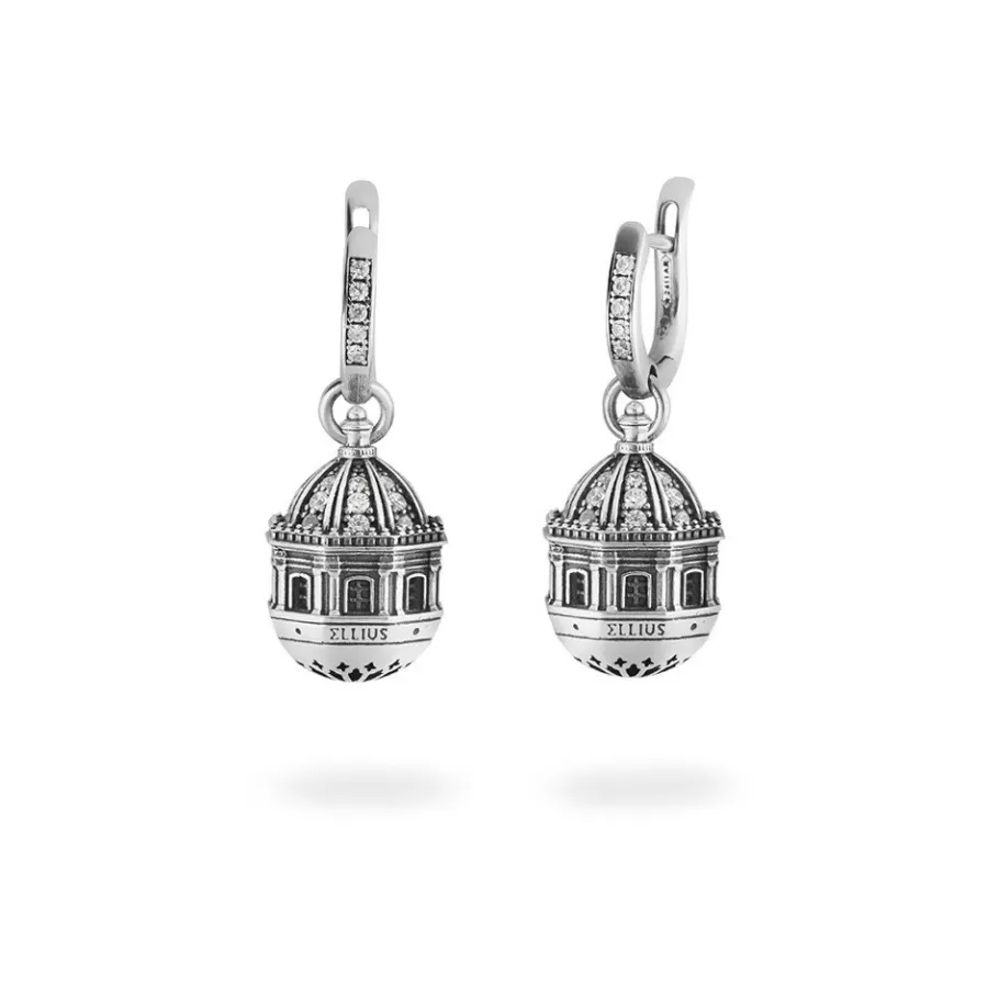 Ellius Jewelry Dome Earrings Badia St. Agata | Catania Online