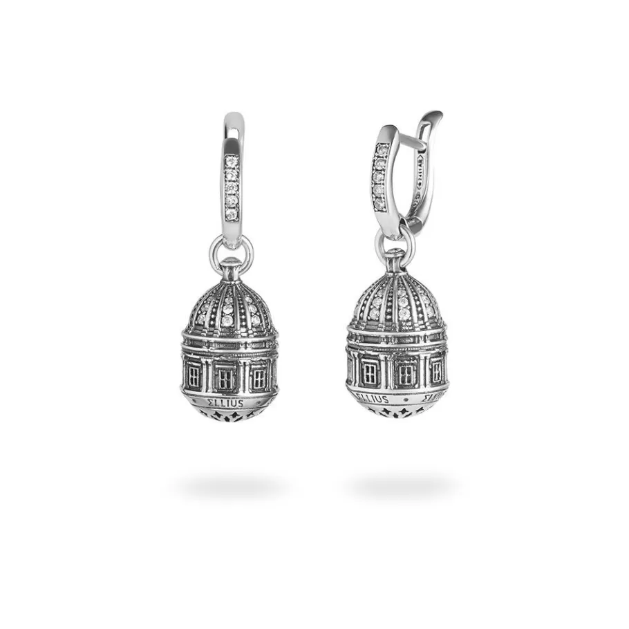 Ellius Jewelry Dome Earrings San Nicolo | Noto Store