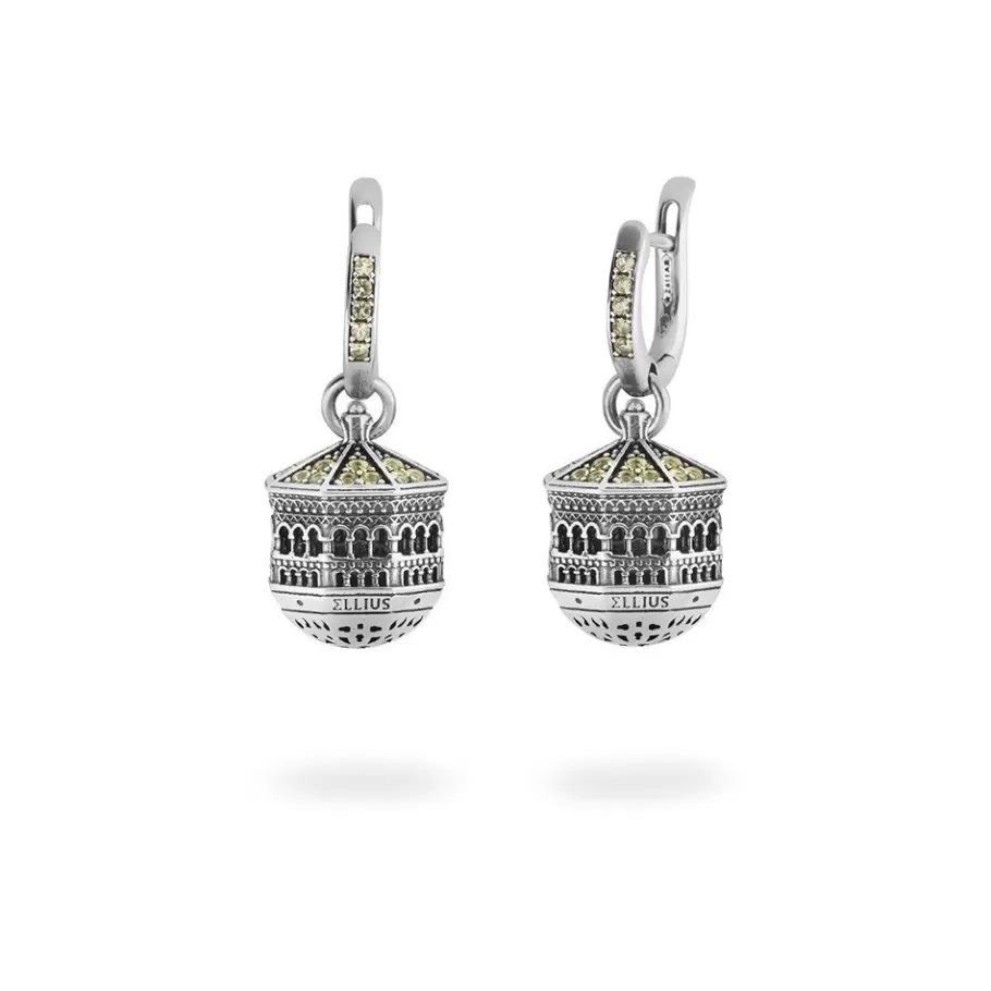 Ellius Jewelry Dome Earrings St. Ambrogio | Milano Cheap