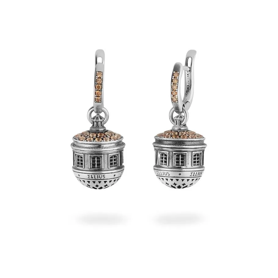 Ellius Jewelry Dome Earrings St. Maria Of Suffragio | L'Aquila Store