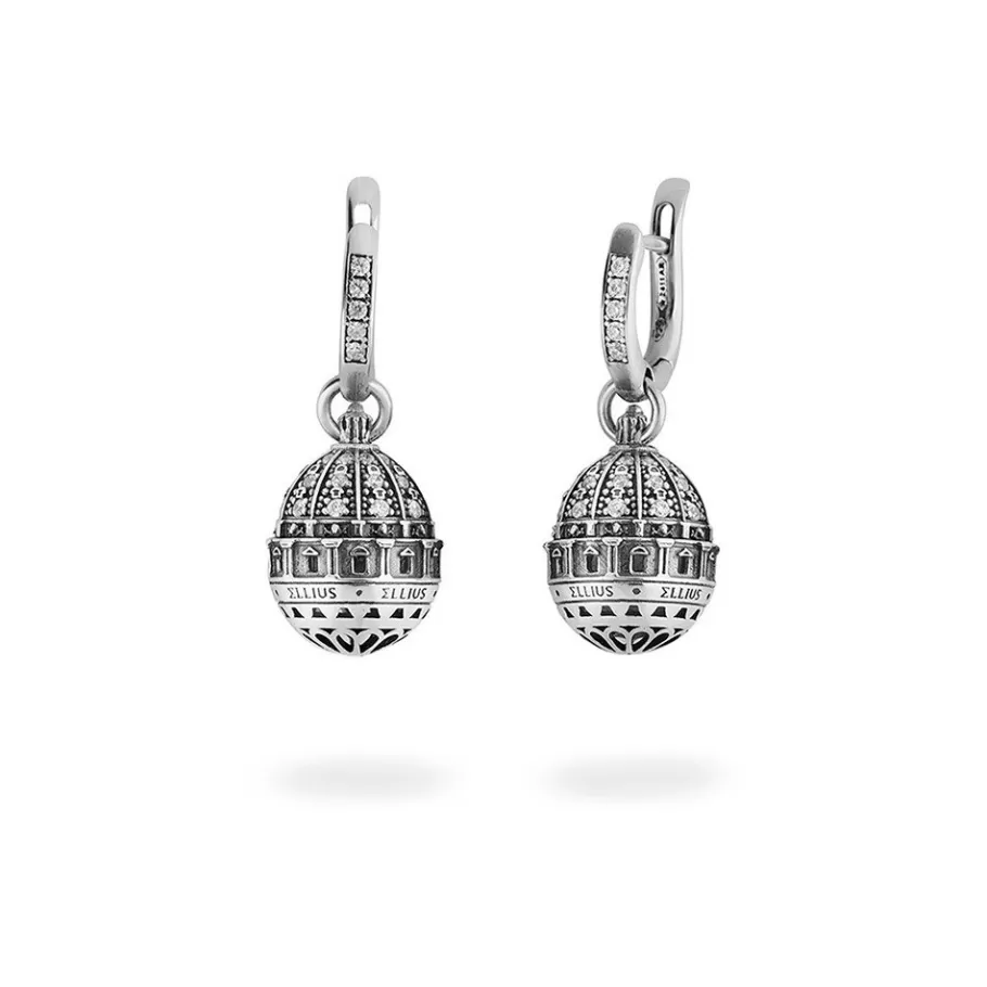 Ellius Jewelry Dome Earrings St. Pietro | Roma Discount