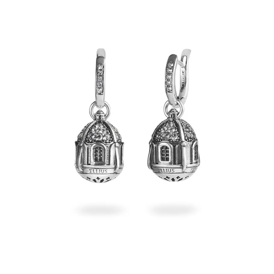 Ellius Jewelry Dome Earrings St. Stephen | Capri Clearance