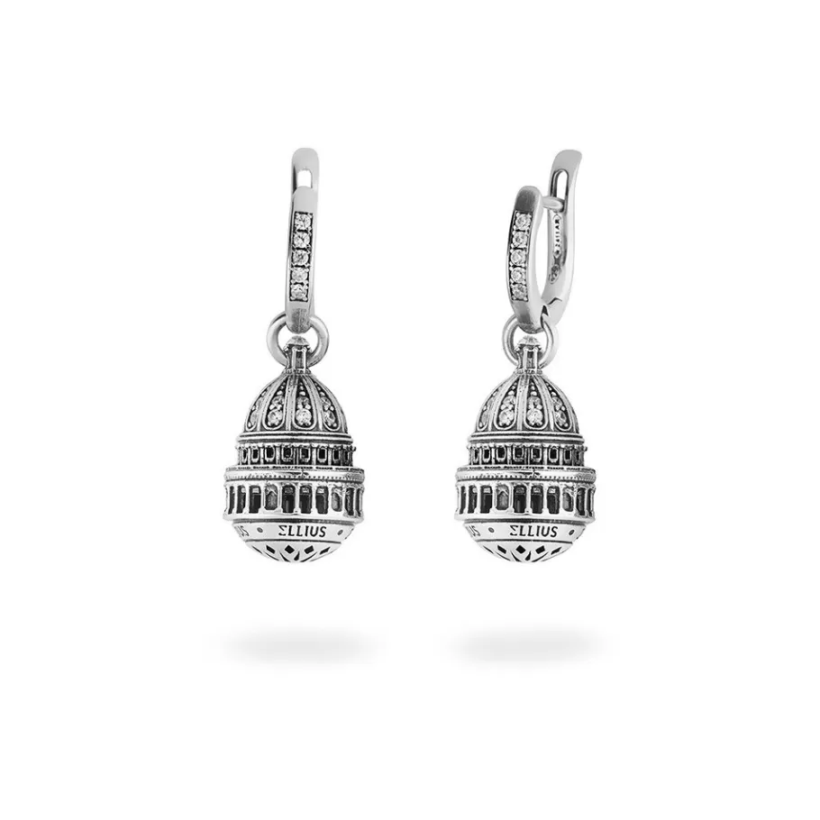 Ellius Jewelry Dome Earrings St.Paul | London Best Sale