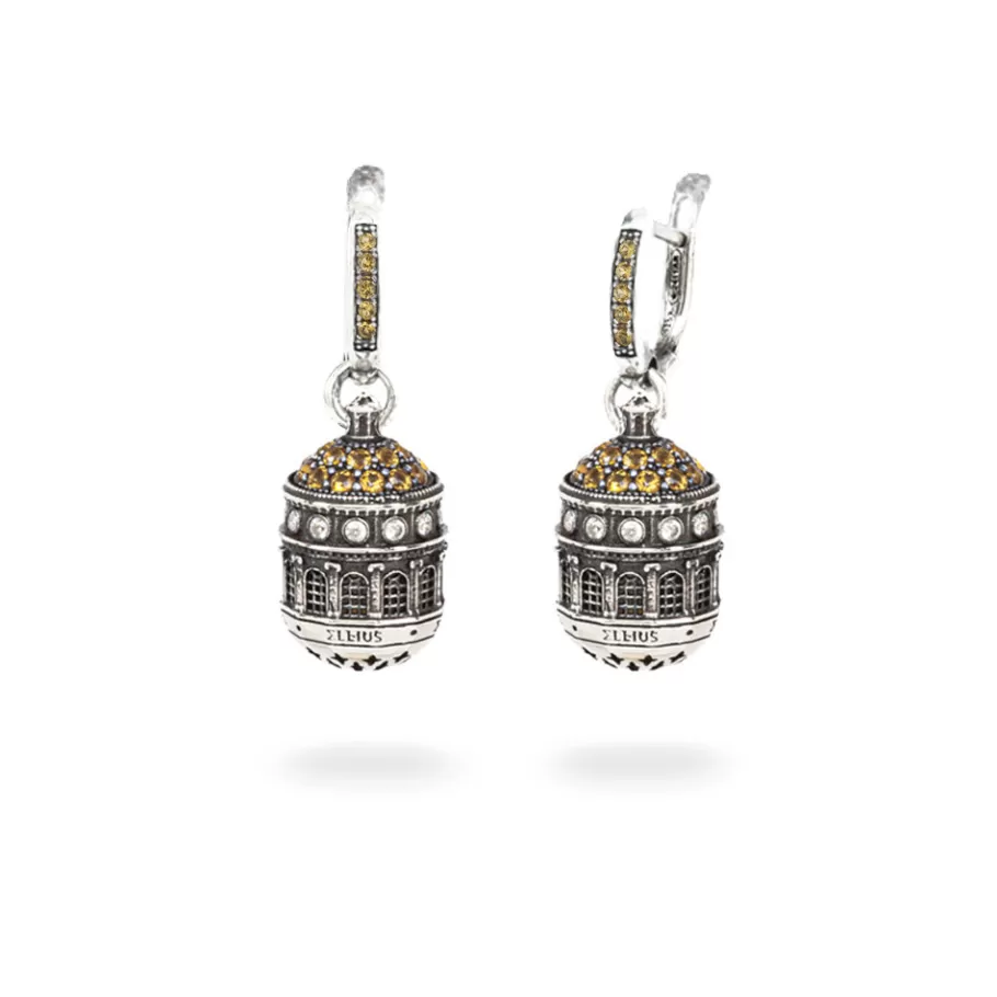 Ellius Jewelry Dome Earrings Tindari Sanctuary | Messina Best Sale