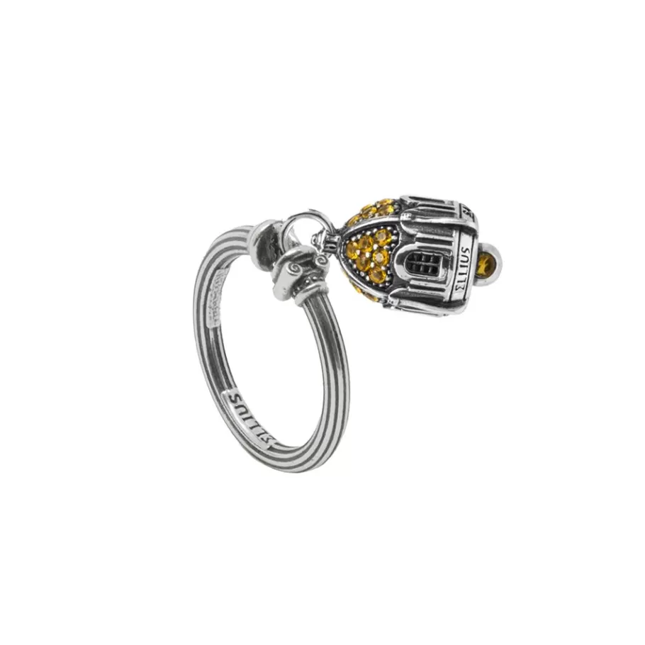 Ellius Jewelry Dome Lucky Charm Ring S. Stefano | Capri Cheap