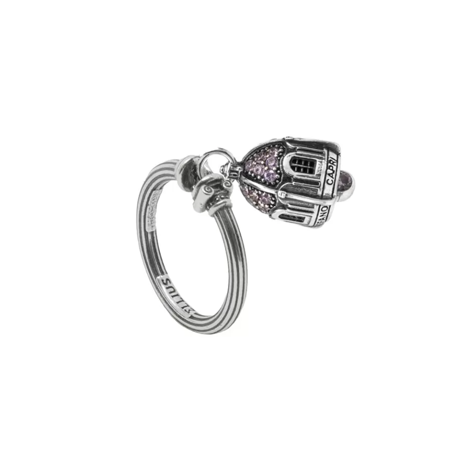 Ellius Jewelry Dome Lucky Charm Ring S. Stefano | Capri Cheap