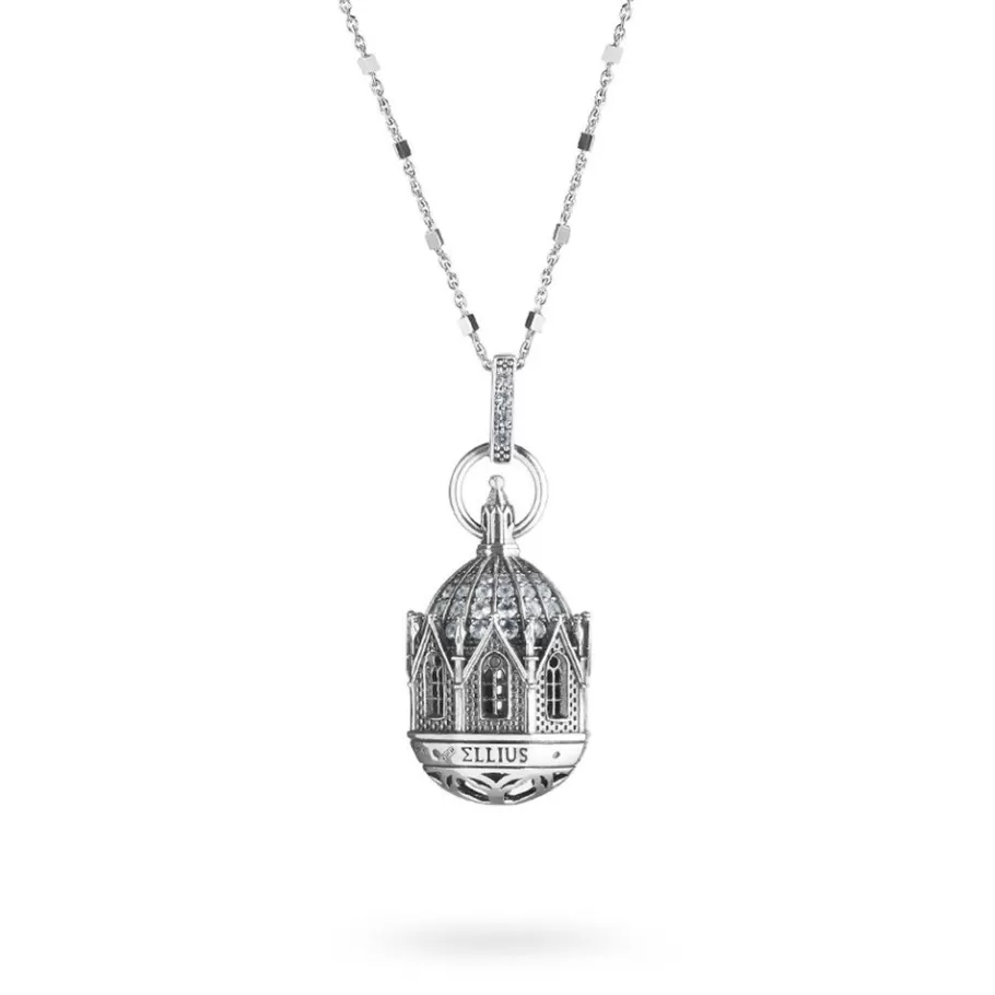 Ellius Jewelry Dome Necklace Maria St. Addolorata | Castelpetroso Best Sale