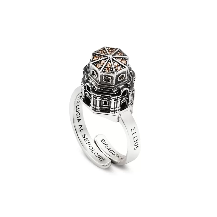 Ellius Jewelry Dome Ring Basilica Of Santa Lucia At The Sepulcher | Siracusa Cheap