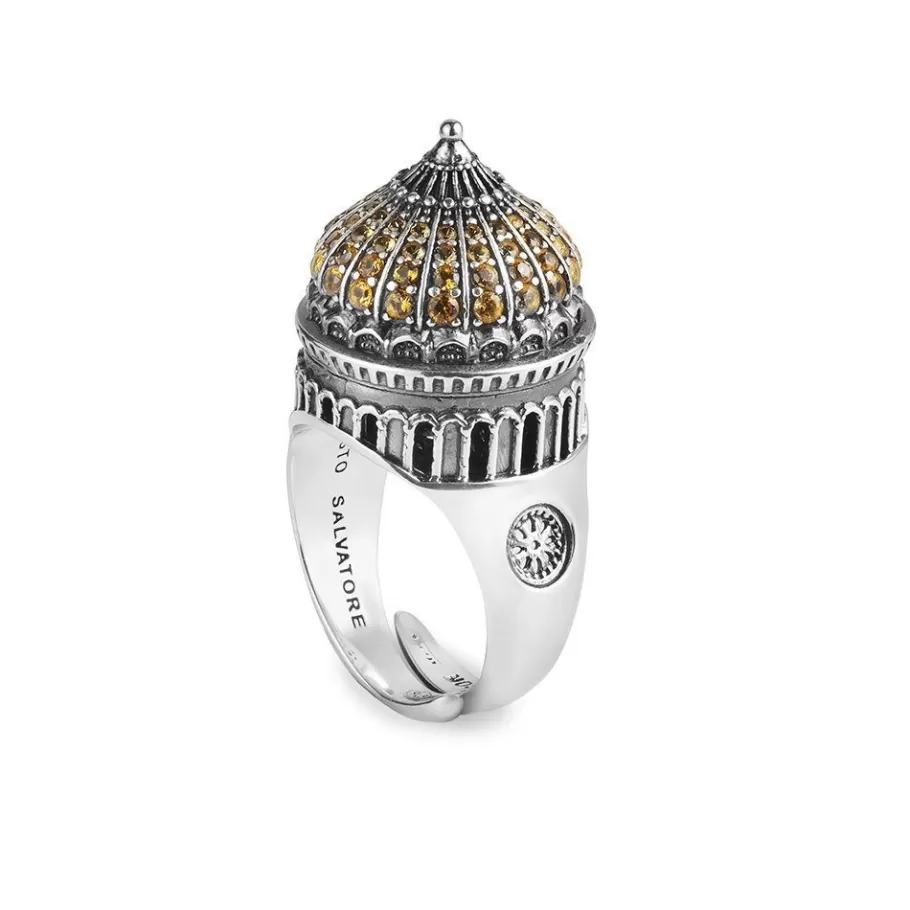 Ellius Jewelry Dome Ring Christ The Savior | Moscow Fashion