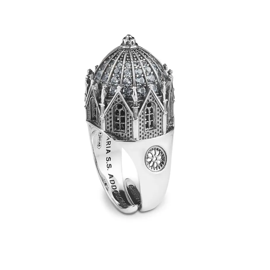 Ellius Jewelry Dome Ring Maria St. Addolorata | Castelpetroso New