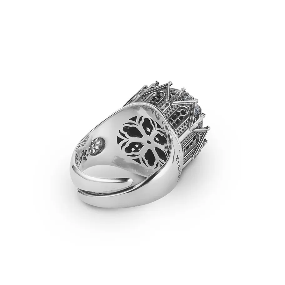 Ellius Jewelry Dome Ring Maria St. Addolorata | Castelpetroso New