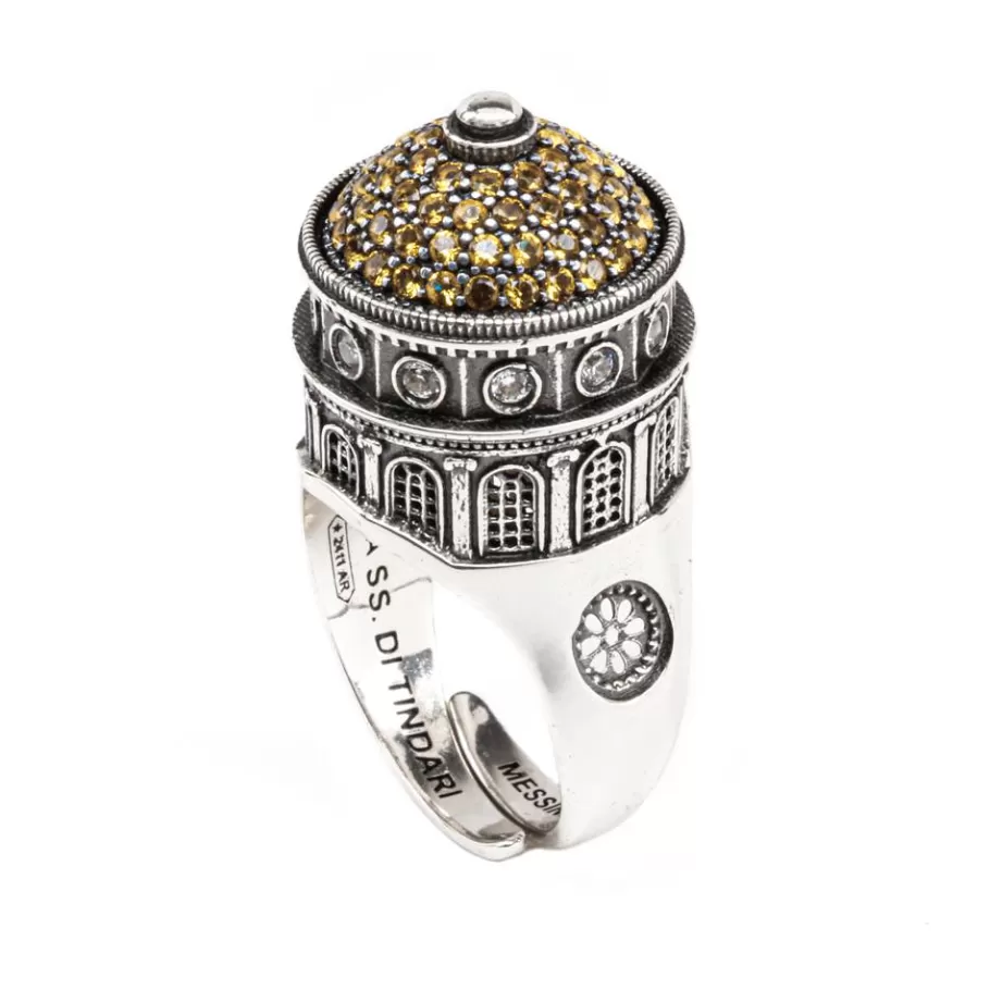 Ellius Jewelry Dome Ring Tindari Sanctuary | Messina Flash Sale