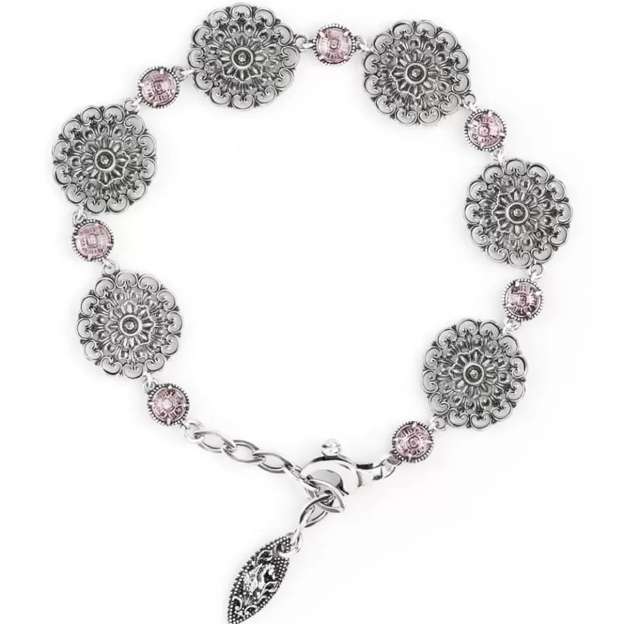 Ellius Jewelry Floral Bracelet With Stones Cheap