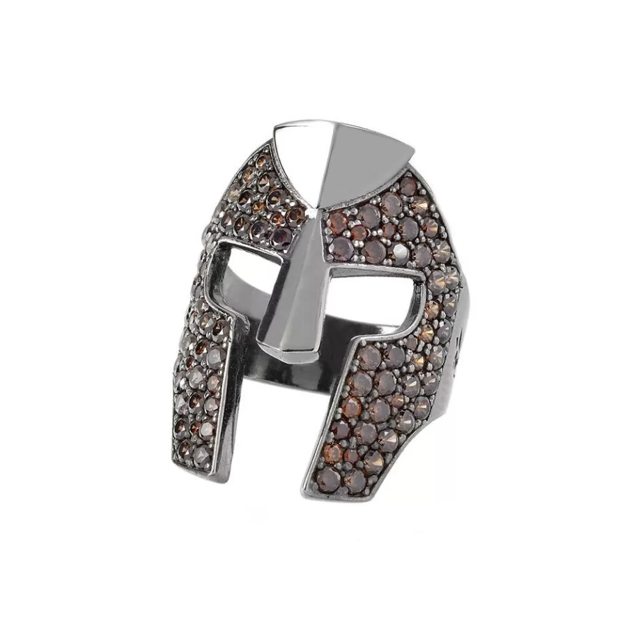 Ellius Jewelry Helmet Gladiator Ring Sale