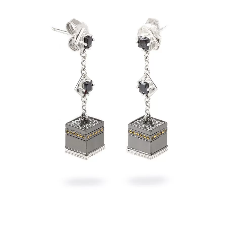 Ellius Jewelry Ka'Ba Dome Earrings Without Door | Mecca Hot