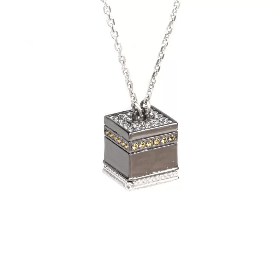 Ellius Jewelry Ka'Ba Minimal Dome Necklace Without Door | Mecca Sale