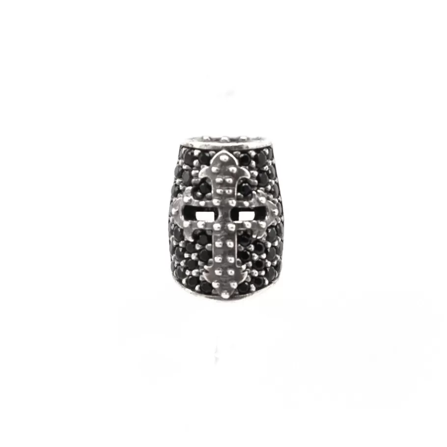 Ellius Jewelry Knight Helmet Earring Black Stones Cheap