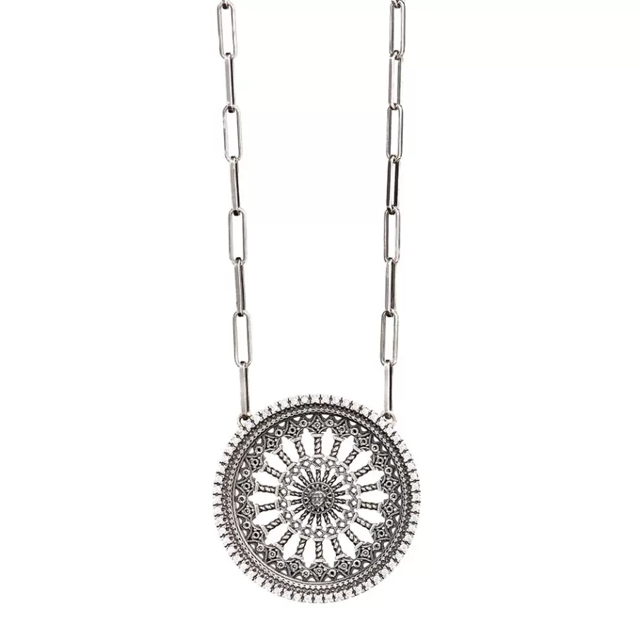 Ellius Jewelry Large Rose Window Necklace S. Maria | Orvieto Cheap