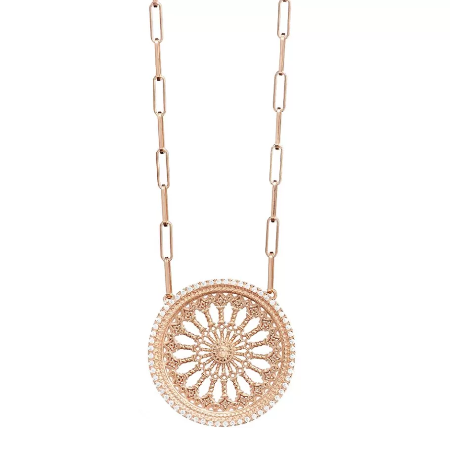 Ellius Jewelry Large Rose Window Necklace S. Maria | Orvieto Cheap