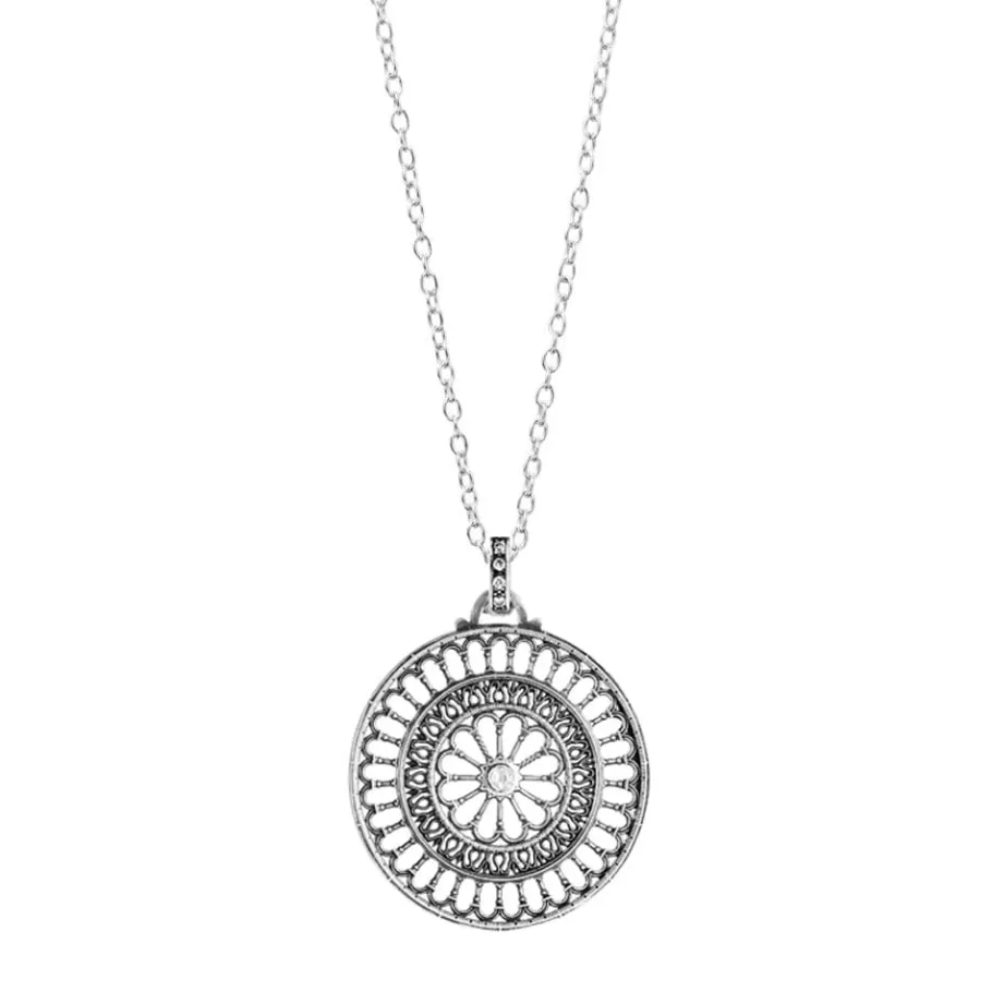 Ellius Jewelry Light Rose Window Necklace Medium | Assisi Flash Sale