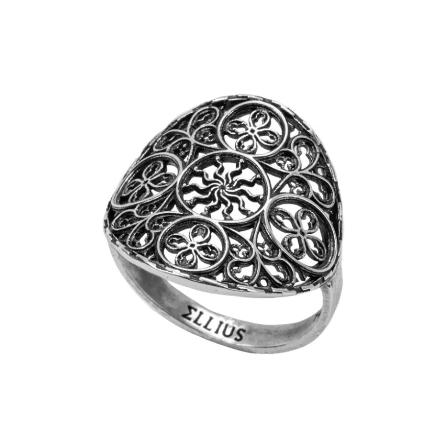 Ellius Jewelry Light Rose Window Ring | Milan Outlet