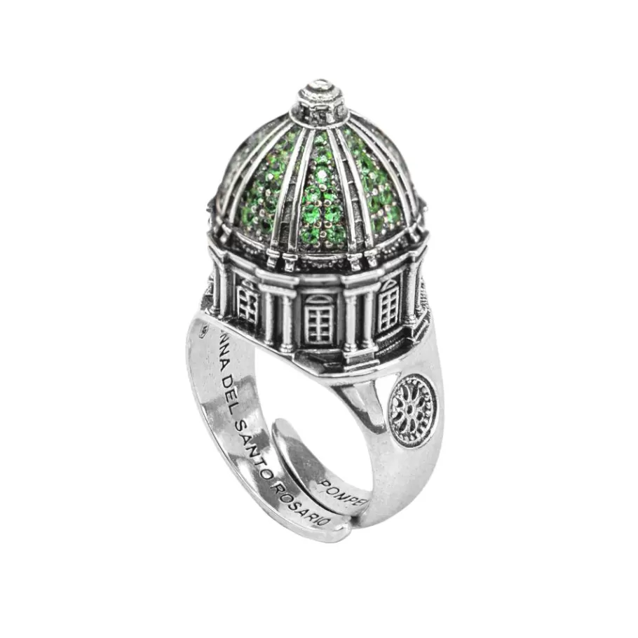 Ellius Jewelry Madonna Del Santo Rosario Dome Ring | Pompei Best Sale