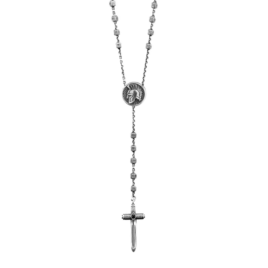 Ellius Jewelry Men'S Gladiator Rosary Necklace Discount