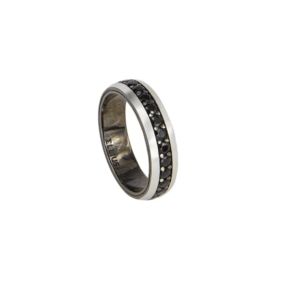 Ellius Jewelry Men'S Stone Ring | Solaris Outlet