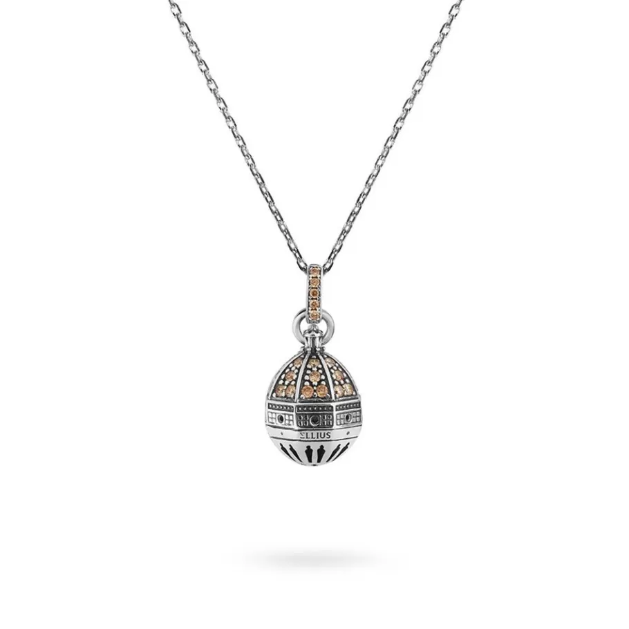 Ellius Jewelry Minimal Dome Necklace | Florence Discount