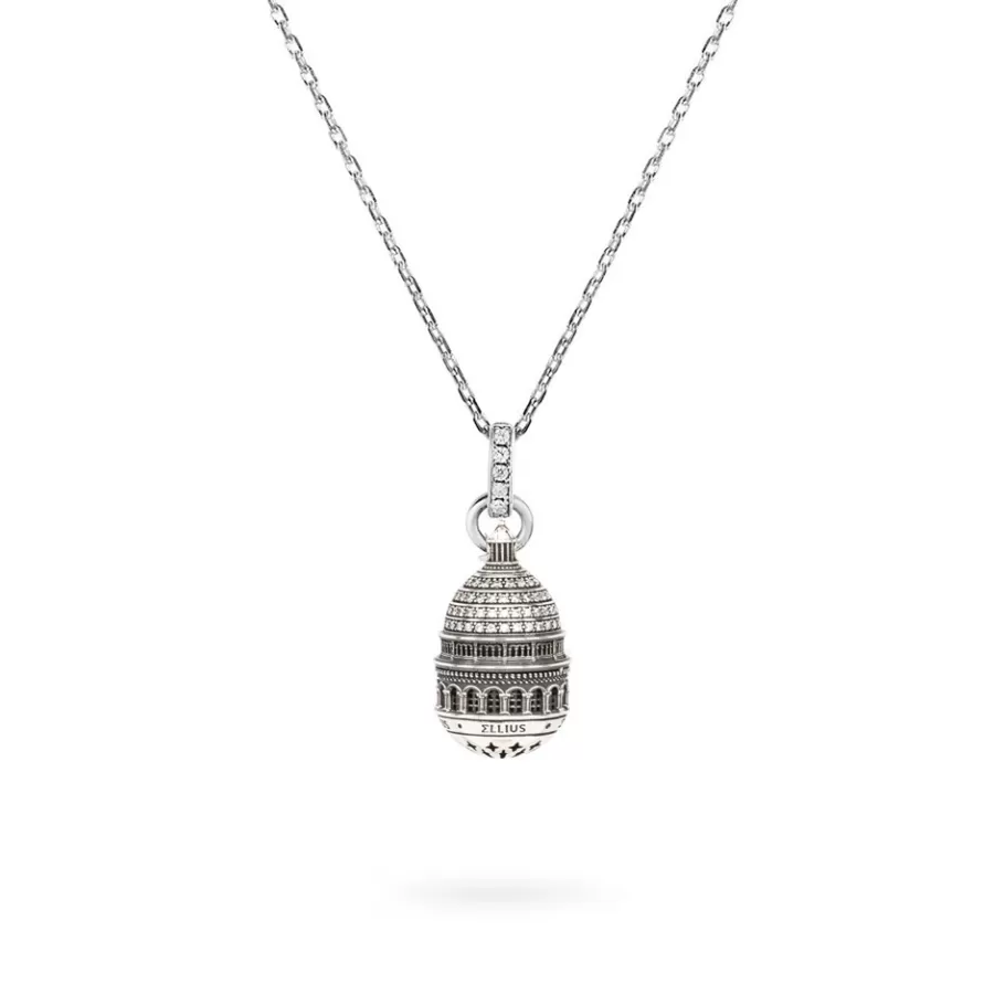 Ellius Jewelry Minimal Dome Necklace Basilica Of The Sacred Heart | Paris New