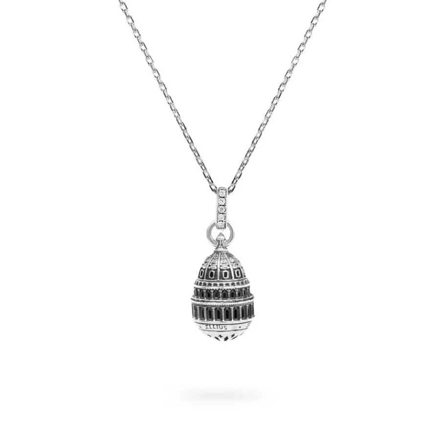 Ellius Jewelry Minimal Dome Necklace Capitol | Washington Store