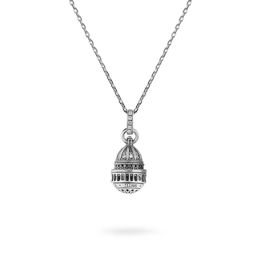 Ellius Jewelry Minimal Dome Necklace Saint Paul | London Best