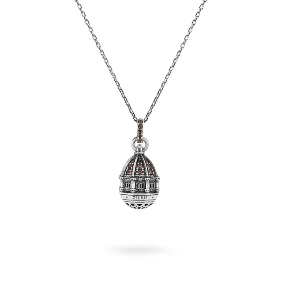 Ellius Jewelry Minimal Dome Necklace Saint Peter The Apostle | Cerignola Clearance