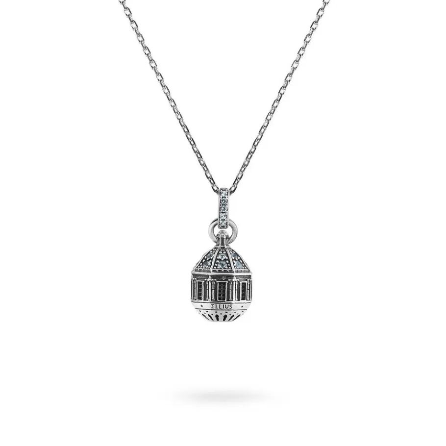 Ellius Jewelry Minimal Dome Necklace San Lorenzo | Genoa Clearance