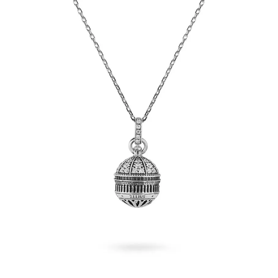 Ellius Jewelry Minimal Dome Necklace Santa Maria Assunta | Siena Clearance