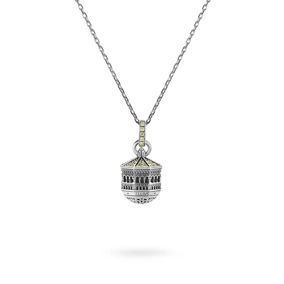 Ellius Jewelry Minimal Dome Necklace Sant'Ambrogio | Milan Clearance