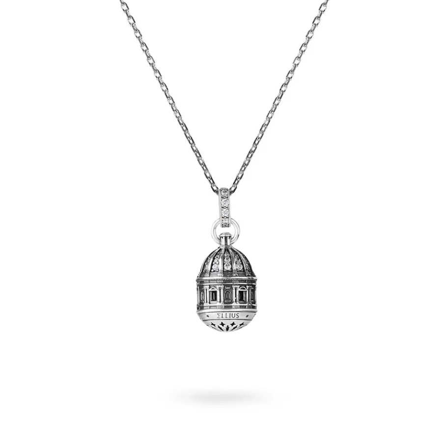 Ellius Jewelry Minimal Dome Necklace Tempio Della Consolazione | Todi Fashion