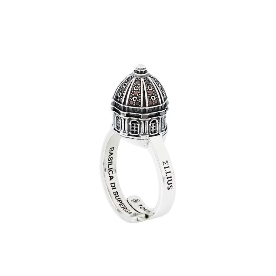 Ellius Jewelry Minimal Dome Ring M. Delle Grazie Superga | Turin Shop