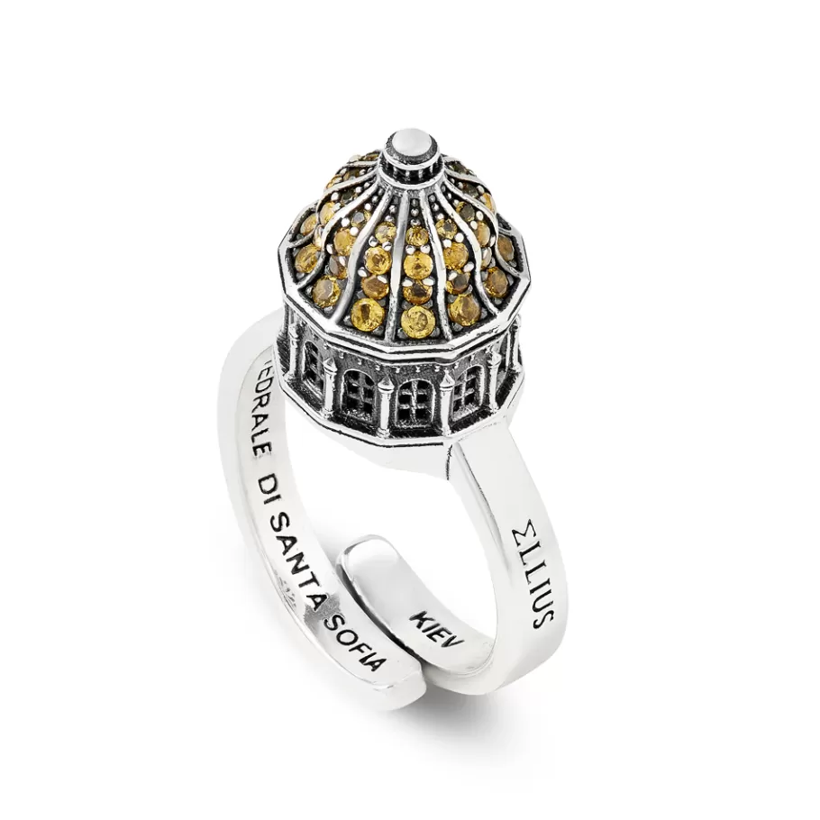 Ellius Jewelry Minimal Dome Ring Saint Sophia | Kiev New