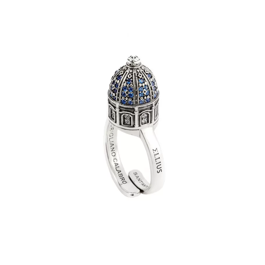 Ellius Jewelry Minimal Dome Ring St. Antonio | Corigliano Rossano Online
