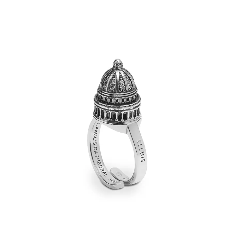 Ellius Jewelry Minimal Dome Ring St. Paul | London Clearance