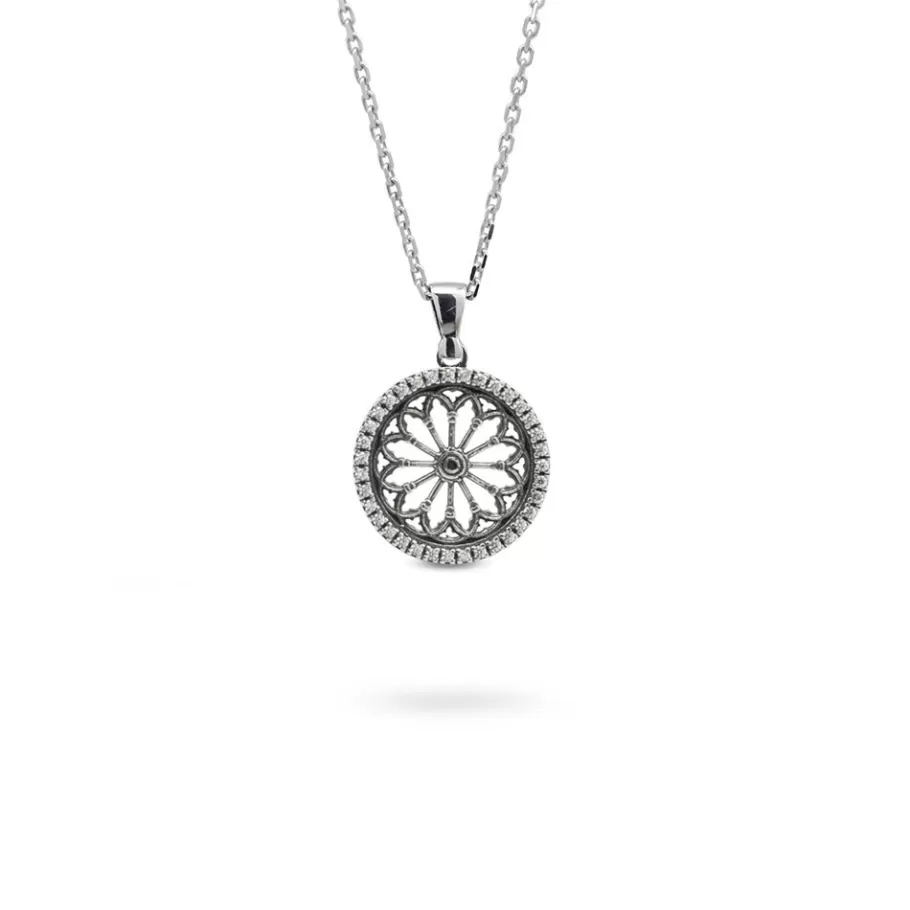 Ellius Jewelry Minimal Rose Window Necklace S. Donato | Pinerolo Cheap