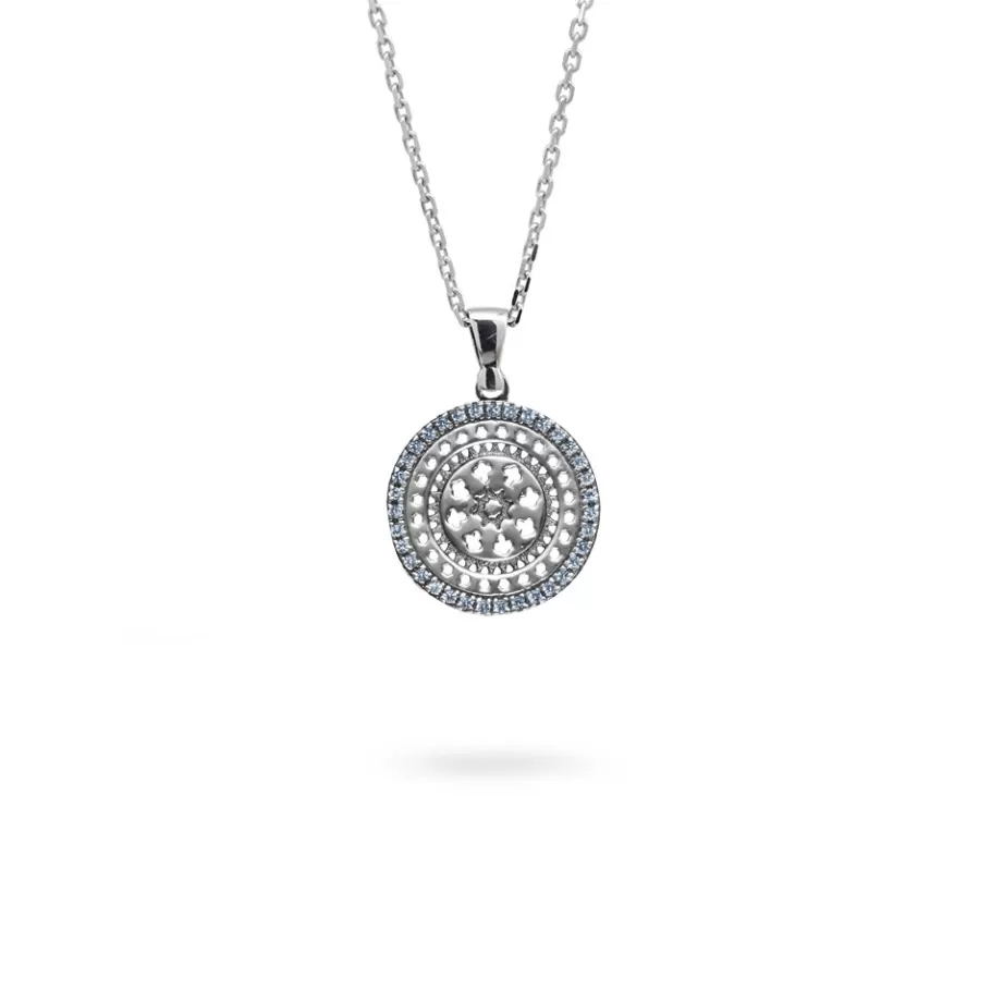 Ellius Jewelry Minimal Rose Window Necklace Santa Maria Assunta | Palermo Best