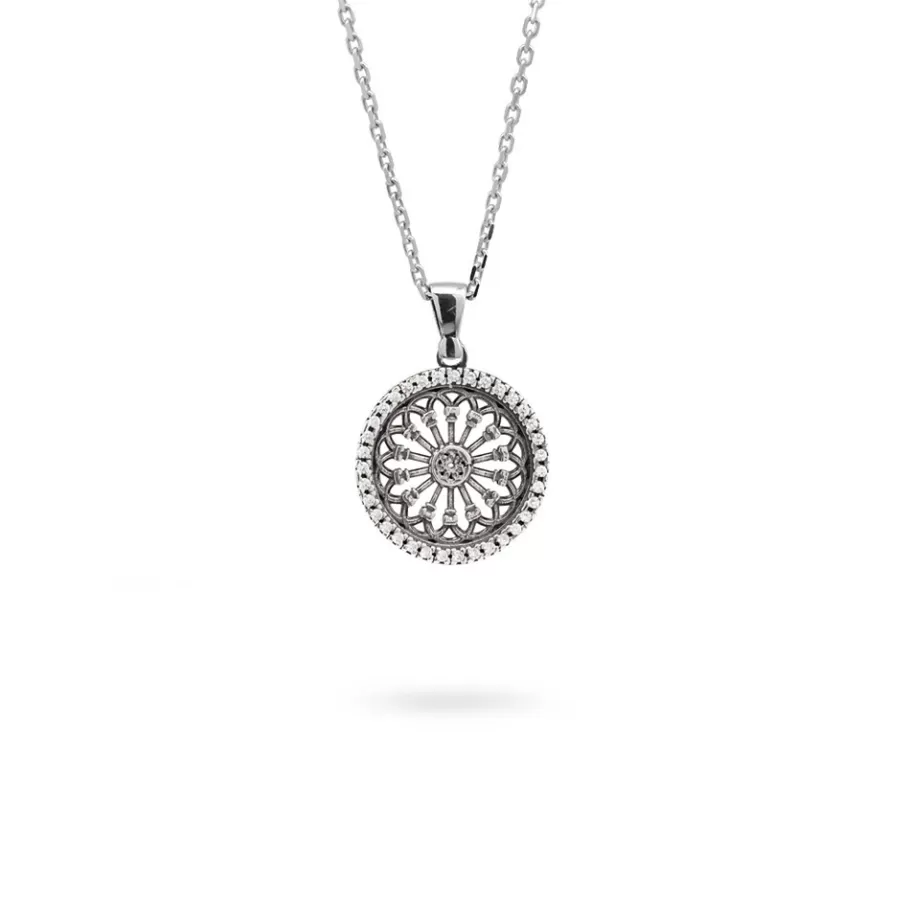 Ellius Jewelry Minimal Rose Window Necklace St. Maria Assunta | Cremona Best Sale