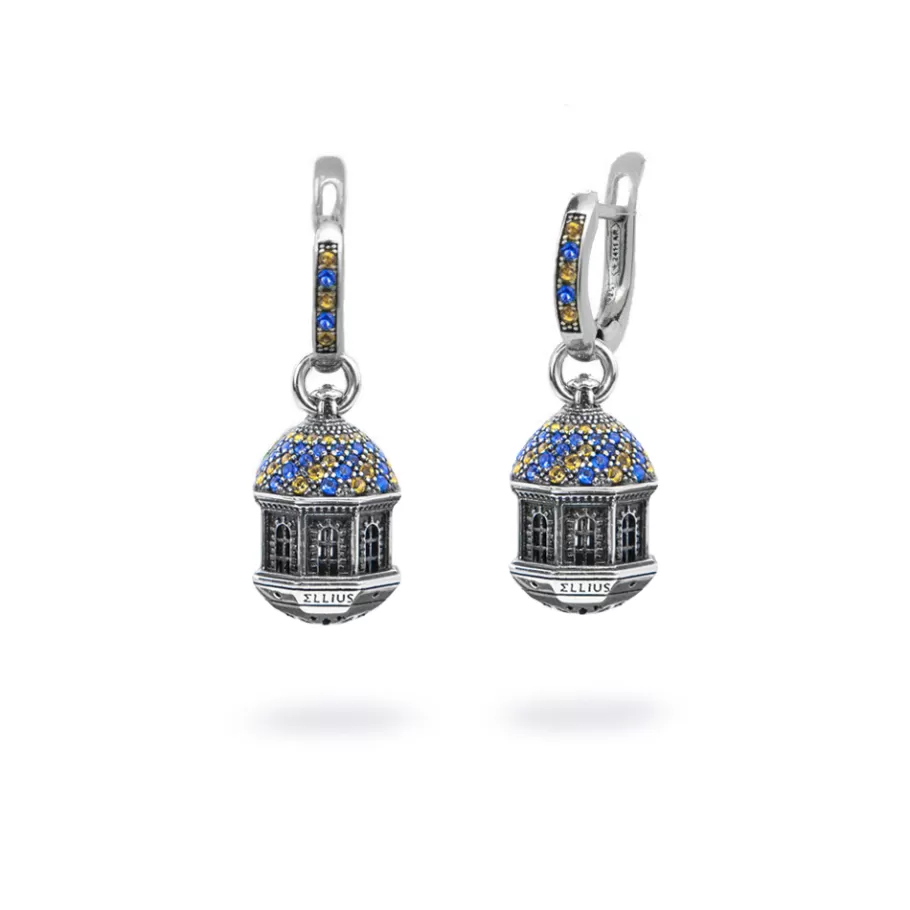 Ellius Jewelry Monastery Of San Benedetto Dome Earrings / Conversano Hot