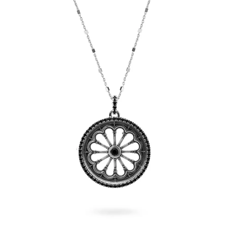 Ellius Jewelry Necklace Small Rose Window Maria Ss. Assunta | Reggio Calabria Clearance