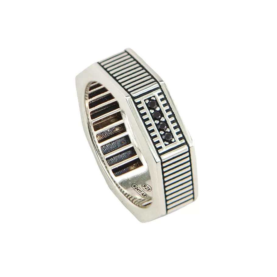 Ellius Jewelry Octagon Sunray Ring Sale