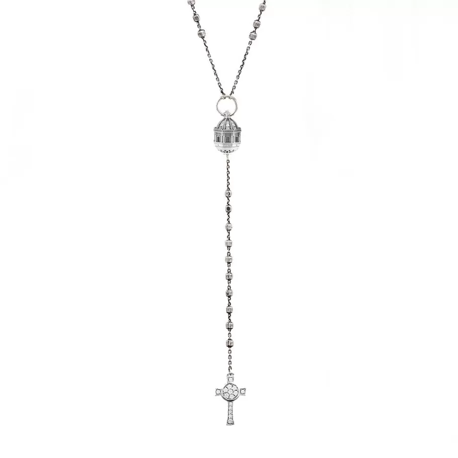 Ellius Jewelry Rosary Dome Necklace Sant'Agata | Catania Clearance