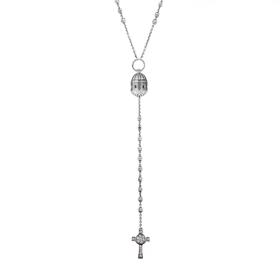 Ellius Jewelry Rosary Necklace Dome Temple Of Consolation | Todi Hot